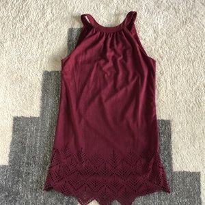 Maroon Dress - Size Small